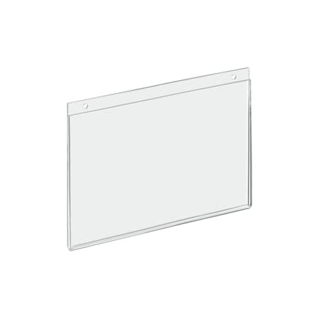 Azar Displays 12"W x 9"H Wall U-Frame w/ Holes, PK10 162713